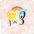 thumbnail image 4 of Inktastic I'm 3 Third Birthday Sun Rainbow Boys or Girls Toddler T-Shirt, 4 of 5
