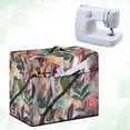 thumbnail image 4 of HELLHERO Hummingbird Flowers Design Sewing Machine Dust Cover with Carry Handle Polyester Easy to Clean and Resuable for Women, 4 of 8