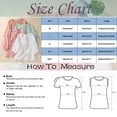 thumbnail image 3 of Gvdentm Women 3/4 Sleeve Summer Shirt Floral Embroidery O Neck Cotton Linen Solid Shirt Blouses for Women Red,2XL, 3 of 6