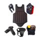 thumbnail image 3 of Set de equipo Sanda con guantes de boxeo para entrenamiento deportivo, taekwondo y artes marciales. Negro M, 3 of 9