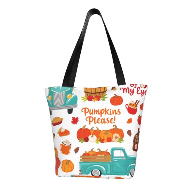 Easygdp Fall Pumpkins Bolso de Hombro para Mujer, Bolso Bandolera y Cartera de Mano Elegante para Uso Diario