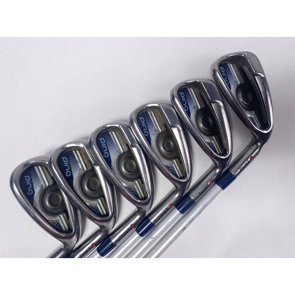 Pre-Owned Ping G LE Iron Set 6-PW+GW Red Dot 1* Flat ULT230 Ladies Graphite Womens RH