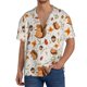 thumbnail image 1 of Fotbe Squirrel Camisa Estampada de Manga Corta para Hombre, Casual de Verano, Estilo Playero, Sin Arrugas-Medium, 1 of 5