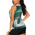 thumbnail image 3 of Haiem Watercolor Turtle1 Workout Tank Tops for Women, Athletic Sports Slim-Fit Tank Tops, Compression Sleeveless Dry Fit Shirts,Athletic Shirt-XX-Large, 3 of 9