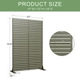 thumbnail image 5 of MAYEERTY Privacy Screen Fence, Heavy Duty Fence Privacy Screen Outdoor 72x47x16in 6-Piece Set, 5 of 5