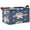 Astronaut Pattern, variant on Foldable Iron Frame Open Home Storage Bins 16.9×11.4×10 Inch Waterproof Nice Cube Shelf Baskets Blue Nautical Seamless