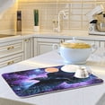 thumbnail image 6 of Dish Drying Mat Kitchen Pad Large Counter Absorbent Dish Mats Drainer Black Raven, 6 of 8