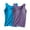 2PCS Purple+Blue, variant on WCMZJ 2Pcs Tank Top for Women Plus Size with Built in Bras Loose Fitting Workout Gym Shirts Sleeveless Summer Going Out Top Casual Athletic Cute Basic Camisole Tops