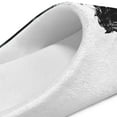 thumbnail image 4 of Uourmeti Art Black Running Horse Spa Slippers Soft Plush Fuzzy Comfy Non Slip Indoor Outdoor House Shoes Warm Cozy Memory Foam Sole Lightweight Relaxing, 4 of 6