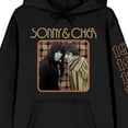thumbnail image 2 of Sonny & Cher Vintage Art Long Sleeve Black Adult Hooded Sweatshirt -Medium, 2 of 4