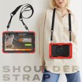 thumbnail image 7 of Case for Samsung Galaxy Tab S6 Lite 10.4 inch 2024/2022/2020, 360 Rotating Stand Handle Pencil Holder Shoulder Strap Heavy Duty Shockproof Cover, Red, 7 of 7