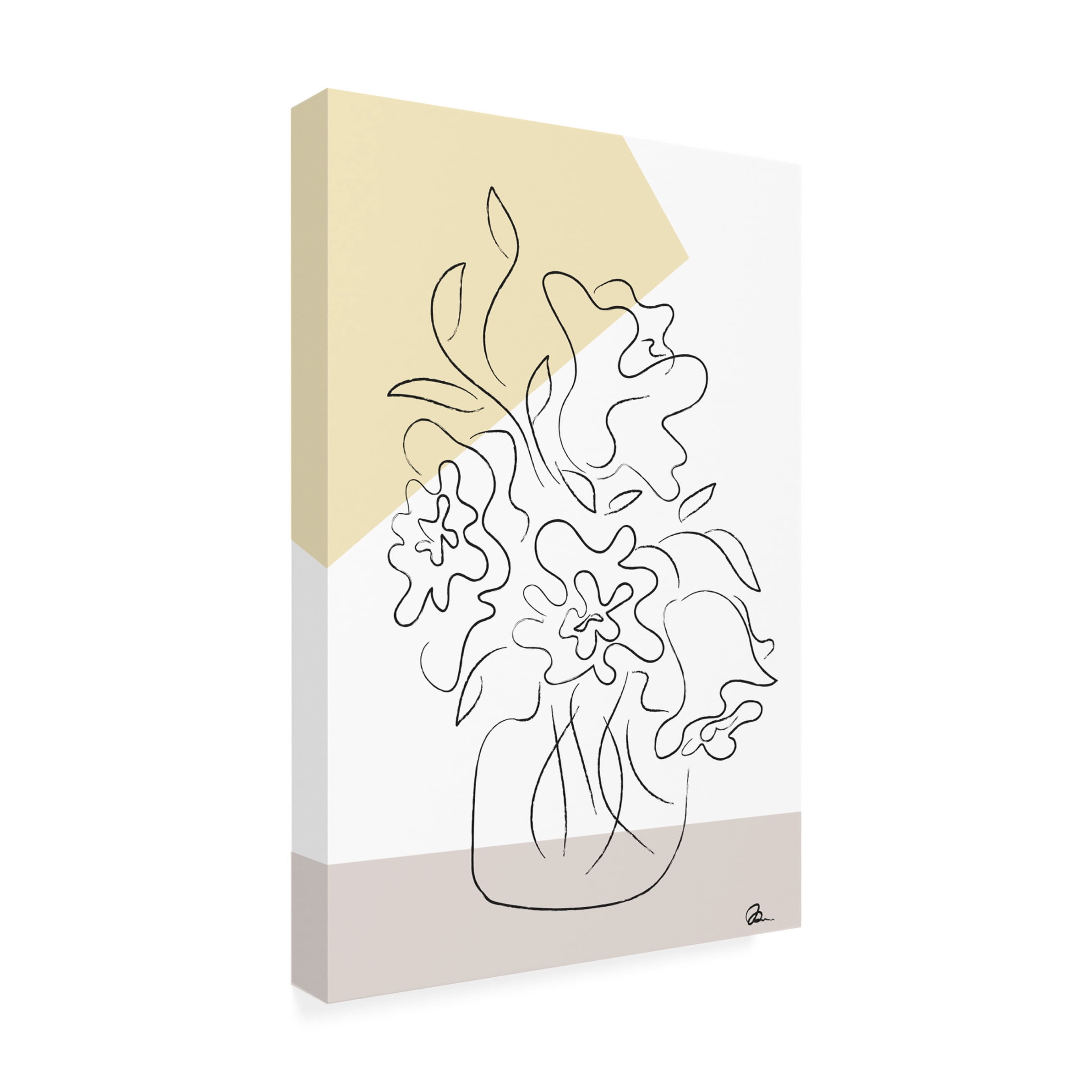 Trademark Fine Art Pictufy Studio Flower Bouquet Modern Canvas Wall Art