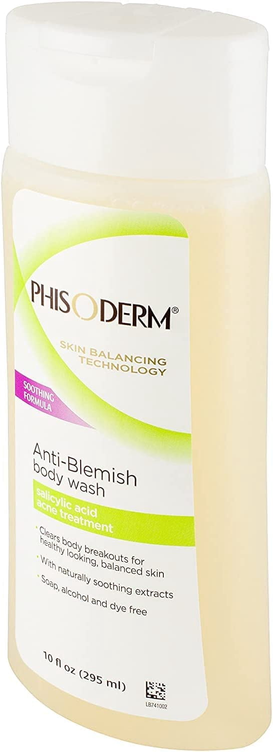 pHisoderm Anti-Blemish Body Wash 10 oz (Pack of 6)