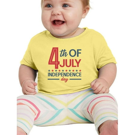 

4Th July Stars Banner T-Shirt Infant -Image by Shutterstock 18 Months