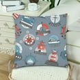 thumbnail image 2 of MKHERT Nautical Anchor Design Pillowcase Pillow Protector Cushion Cover 18x18 inch,Set of 2, 2 of 3