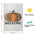 thumbnail image 5 of Thanksgiving Fall Maple Leaves Pumpkin Garden Flag Double Sided Yard Flag for Garden Lawn Spring Thanksgiving Christmas Autumn Decorative Welcome Flags Size, 5 of 6