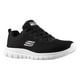 thumbnail image 2 of Tenis Transpirables Skechers Lite Weight Mujer negro 27, 2 of 4