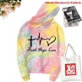 thumbnail image 4 of Sudadera con capucha con estampado de fe, esperanza y amor para mujer, de moda, primavera, otoño e invierno, de manga larga, informal, jersey, chaqueta, 4 of 5