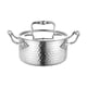 thumbnail image 1 of Olla de acero inoxidable con patrón de martillo, olla para shabu shabu pequeña para catering Argén, 1 of 9