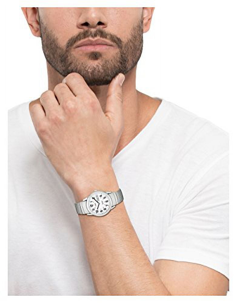 timex men's easy reader day date expansion band watch