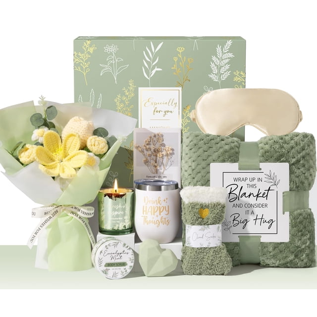 Set de regalo MAYICIVO Self Care Package con manta y vela
