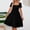 🔥 Black, variant on Sentmoon Womens Dresses for Wedding Guest Streetwear 2026 Summer with Print Plus Size Formal Dresses for Women Short Sleeve Square Neck Holiday Breathable Regular Fit Vacation Dress