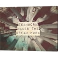thumbnail image 1 of Teamwork Makes The Dream Work Stacking Hands Black and White by Color Me Happy, Canvas Wall Art, 20W x 16H, 1 of 1