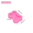 thumbnail image 2 of Uxcell 8 Pcs Moldes de Silicona para Colgantes de Resina en Forma de Hueso, Kit de Llaveros, Rosa, 2 of 6