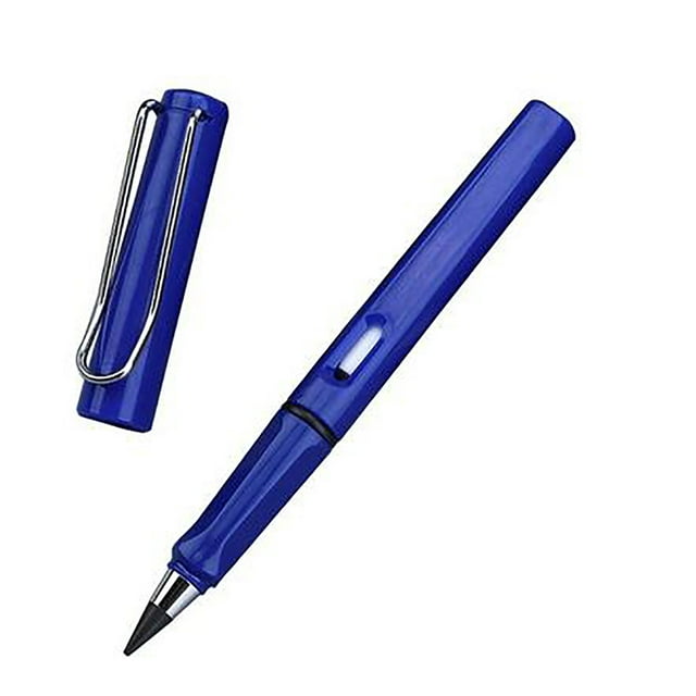 Agiferg Grip Posture Correction Design Pencil Without Ink, Old Undead Pen, Creative Metal Pen