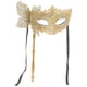 thumbnail image 1 of Máscara de antifaz con vara, ideal para fiestas de disfraces, bailes y graduaciones., 1 of 8