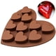 thumbnail image 1 of Molde de silicona para tartas de 10 cavidades, con forma de corazón, para fondant, chocolate y tartas, 1 of 7