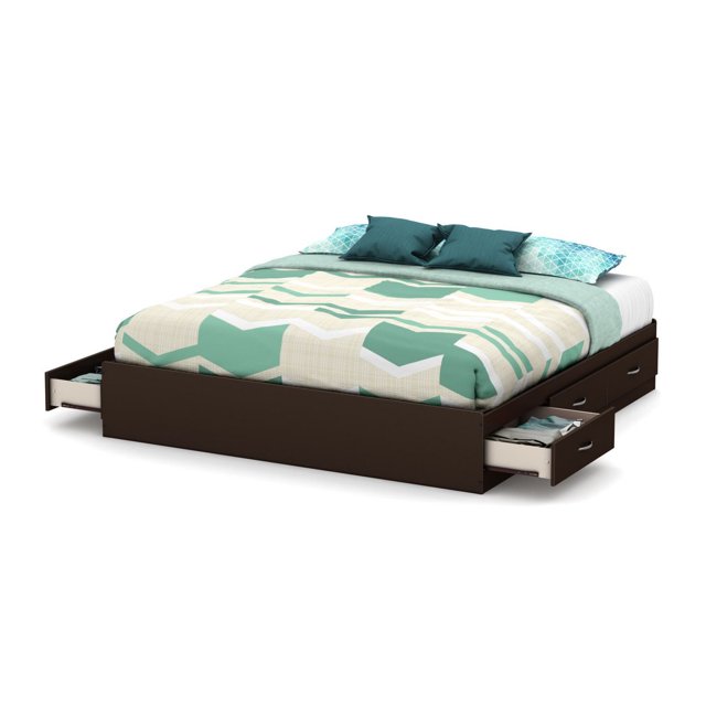 South Shore SoHo King Platform Bed with 6 Drawers, 78"