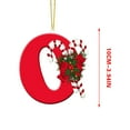 thumbnail image 3 of Vaidha 26 Letters Christmas Tree Decoration Pendant Christmas Tree Ornaments Personalized DIY Christmas Ornaments Christmas Decoration Xmas Tree Hanging Decor, 3 of 3