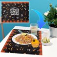 thumbnail image 5 of sruoe Halloween Placemats, Table Place Mats, Dining Mats, Heat Insulate Mat, Portable Washable Non-Slip Place Mats, Pumpkin Ghost Pattern Decor, Mat for Holiday Party Decoration, 5 of 6