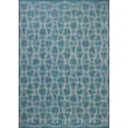 thumbnail image 2 of Indoor Outdoor Rug 7x9, Reversible, Loloi Easton Fog / Teal (6'7" x 9'4"), 2 of 7