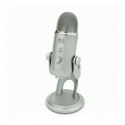 Blue Microphones Yeti USB Microphone (Silver) Bundle with Pop Filter