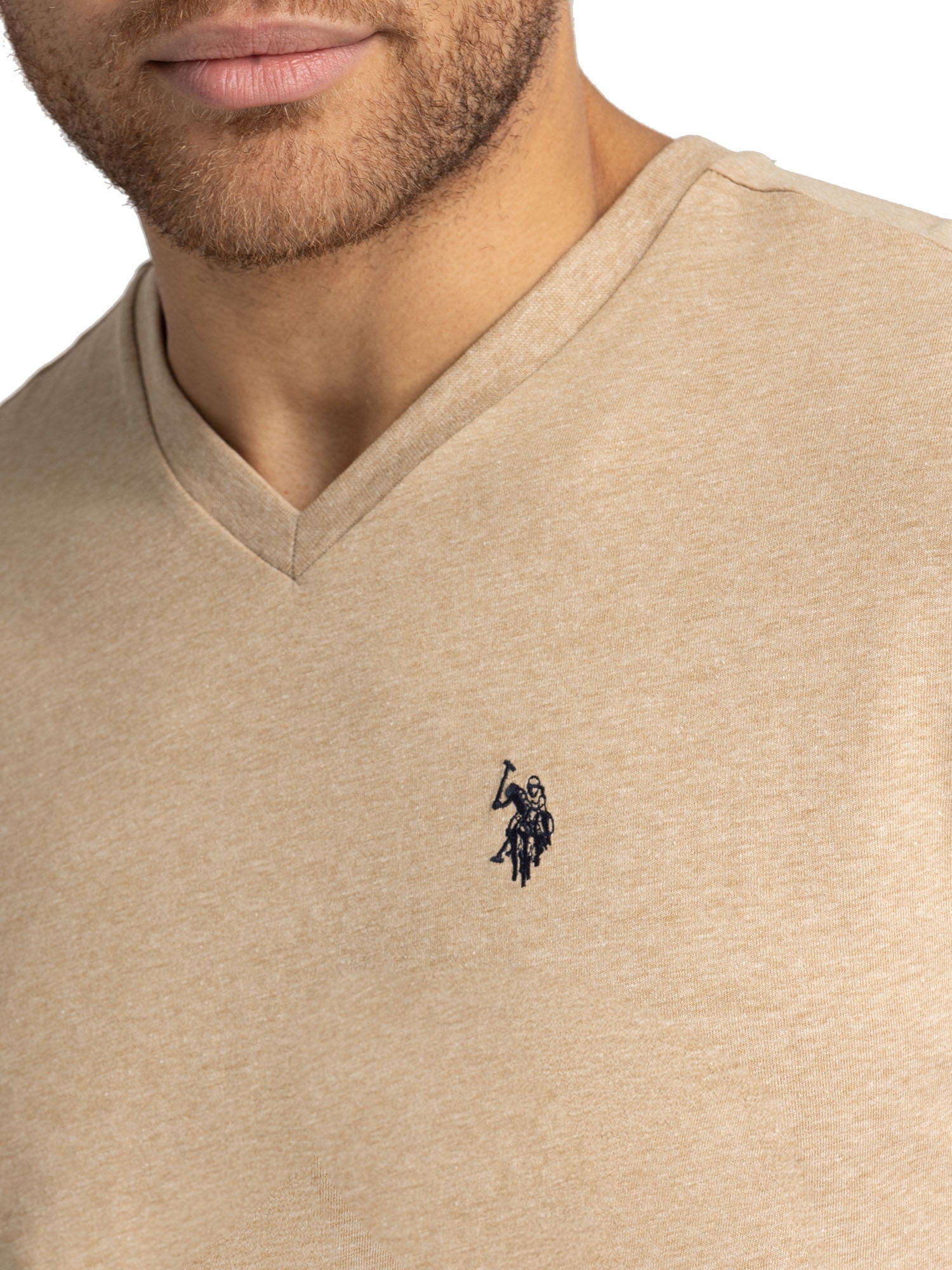 U.S. Polo Assn. Men's Basic Short Sleeve V-Neck T-Shirt