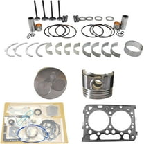 Z602 Engine Overhaul Rebuild Kit (No cylinder liner) For Kubota Z602 Engine Sub-Compact Utility Tractor BX1500 Piston Diameter 72mm