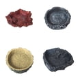 thumbnail image 1 of stanreset 1/2/3/5 Résine Reptile Nourriture Eau Bol de Remplacement Réutilisable Décoratif Inodore Universel Bols Alimentation Type 1 5PCS, 1 of 6