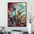 thumbnail image 2 of Diamond Painting Kits for Adults 5D DIY Round Diamond Number Kits with Full Drill Large Size 12x16 Inch Rick and Morty Diamond Embroidery Paintings for Home, Office, Wall Decor, 2 of 5