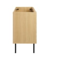 thumbnail image 4 of Modway Chaucer 48" Metal & Wood Bathroom Vanity Cabinet in Oak, 4 of 11