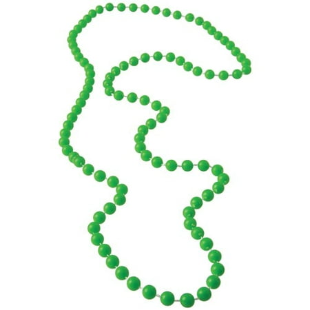 GREEN 6MM BEAD NECKLACES, SOLD BY 28 DOZENS