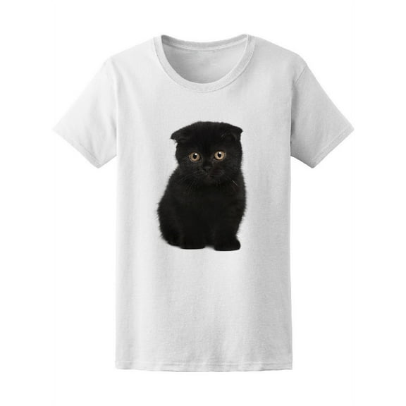 Scottish Fold Kitten Tee Women's -Image by Shutterstock