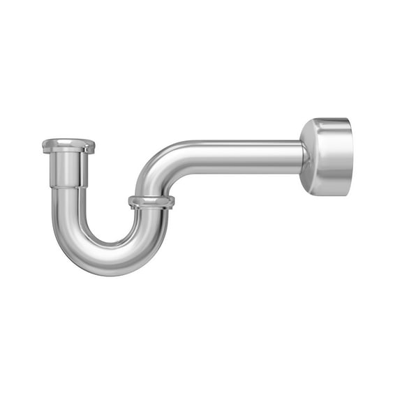1-1/2 in. Zinc P-Trap in Polished Chrome