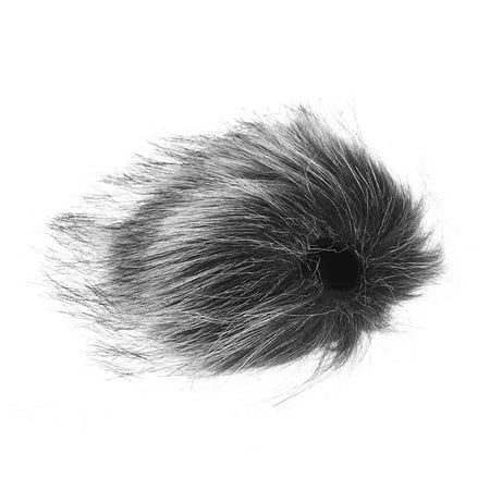 Microphone Fur Windscreen 6.5cm*11.5cm Grey Microphone Furry Windscreen Fur Windshield Wind Muff for RODE VideoMicro for Shenggu SG107 SG109 and Other Short Size Recording Mic(Approx. 6.5cm Length) ()