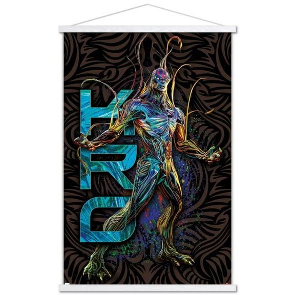 Marvel Eternals - Kro Wall Poster with Wooden Magnetic Frame, 22.375" x 34"