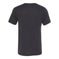 thumbnail image 3 of Bella  Canvas Unisex Crew Neck Triblend Short Sleeve Tee, 3XL, Solid Dark Grey, 3 of 3