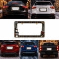 thumbnail image 6 of Christmas License Plate Frame, Festive Vehicle Plate Border for Standard Us Mounting Holes, Seasonal Car Exterior Decoration, Holiday Auto Accessory Accent, Seasonal Home Accent, C, 6 of 6