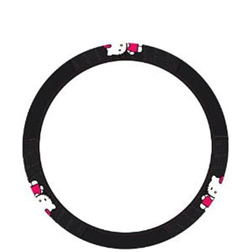 Yupbizauto New 6PC Plasticolor Hello Kitty Core Auto Fabric Car Truck SUV Accessories Interior Combo Kit Bundle Gift Set