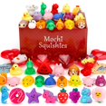 thumbnail image 1 of Squishy Toys Resumplan Mochi, 30 paquetes con tarjetas y estuches para niños, 1 of 7